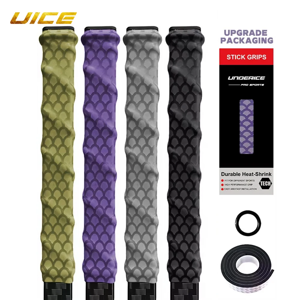 UICE Hockey Grip Tape Eishockey Stick Band Wärmeschrumpfende Hülse Verdickt 0,4mm Für Tennis Angeln Badminton Sport Stick Grip