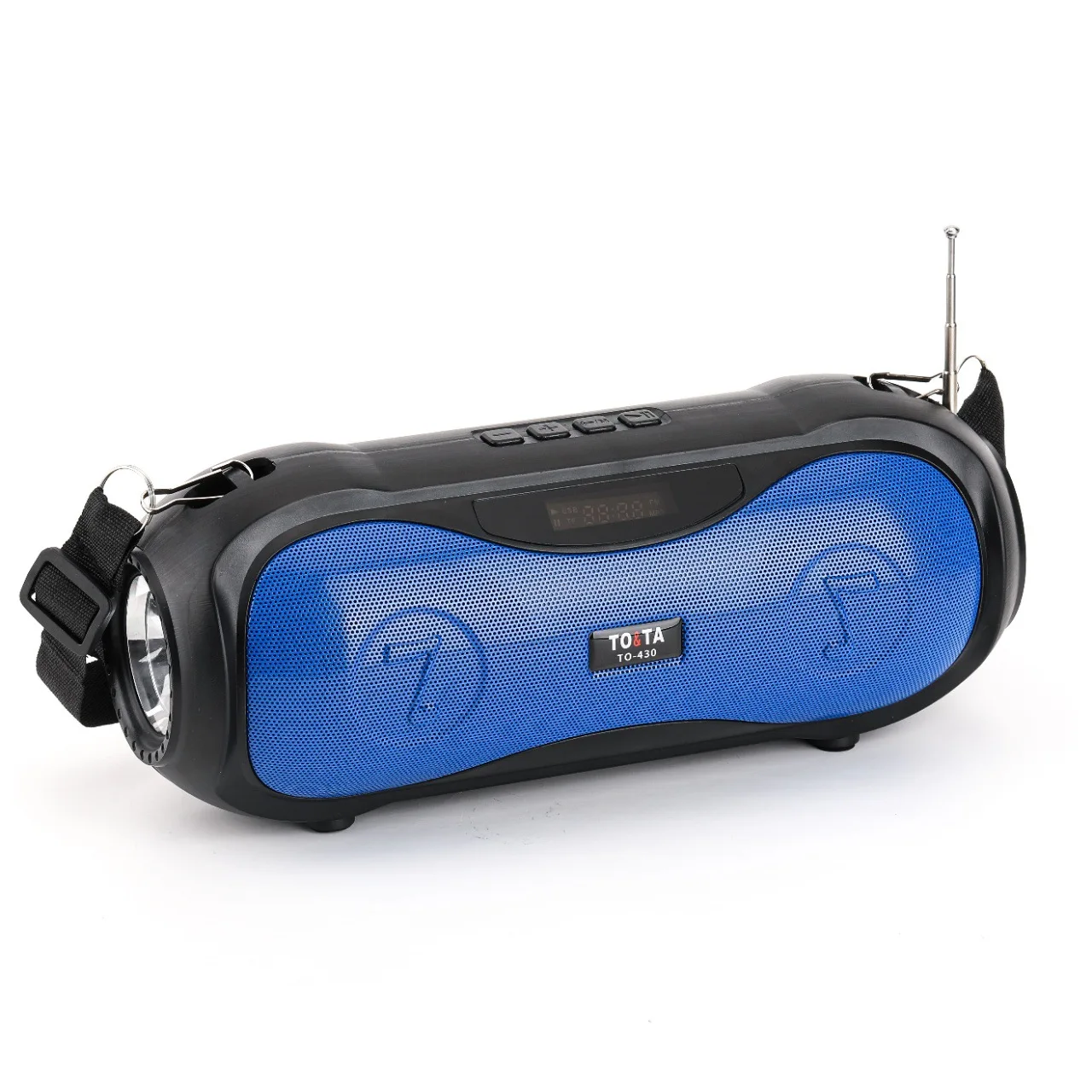 

Super Subwoofer for Bluetooth Speaker with RGB LED 5W Solar-powered Wireless Card Diaphragm TWS for Home Use