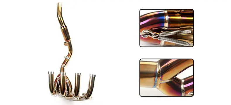 

TNT600 I Motorcycle Muffler Exhaust Full System for Benelli TNT600i 2022 Motorcycle Titanium Alloy Exhaust Muffler Escape Pipe