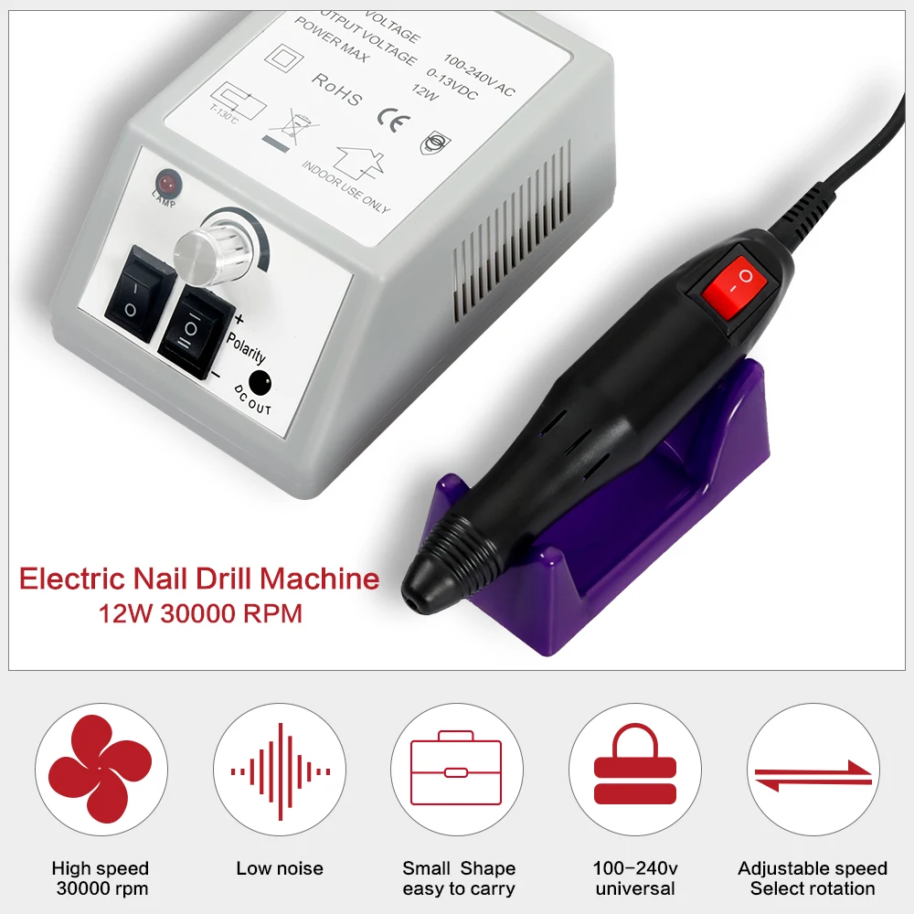 Electric Nail Drill Nail Drill Bits Set Manicure Tools Nail Drill Machine Professional Nail Sander Gel Polisher Drill Gel Remove