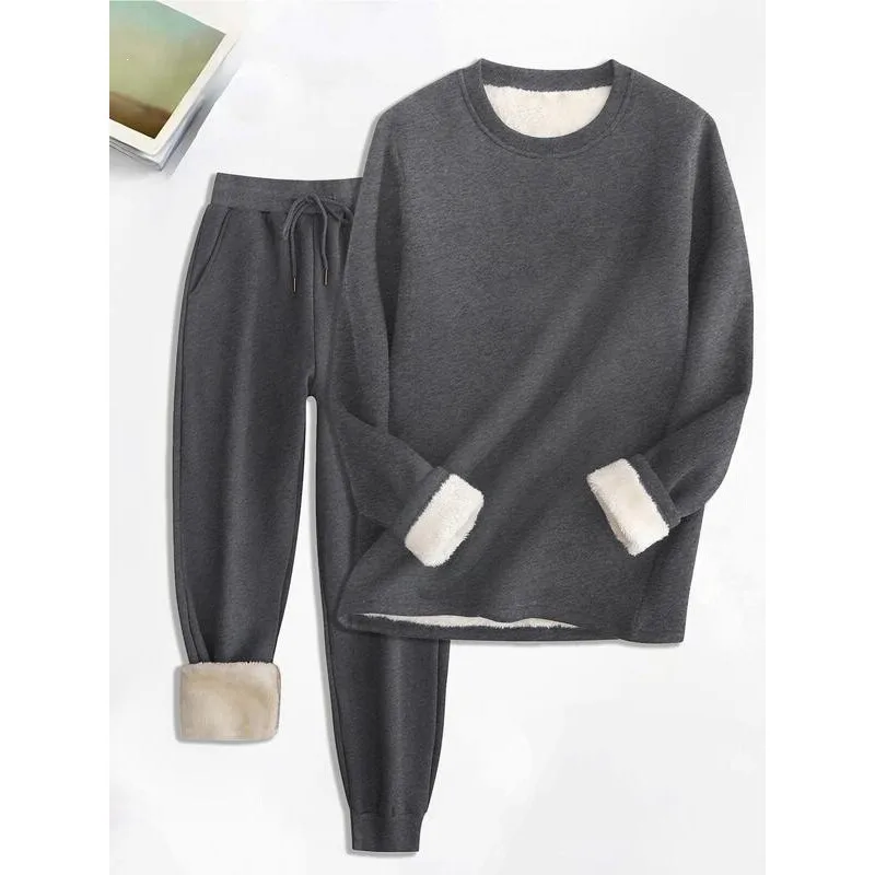 

Women's Fleece Hoodie Set Comfortable Breathable Summer Fashion Outfit Cross-Border Delivery Included Hooded Sweatshirt Combo