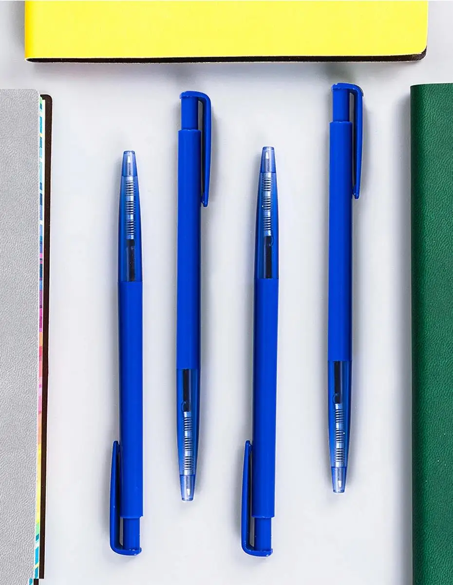 Großhandel 60 stücke Set 0,7mm Kugelschreiber schwarz blau Tinte Farbe tragbare Stifte Schreib werkzeug für Schul büro Briefpapier – Detail 10