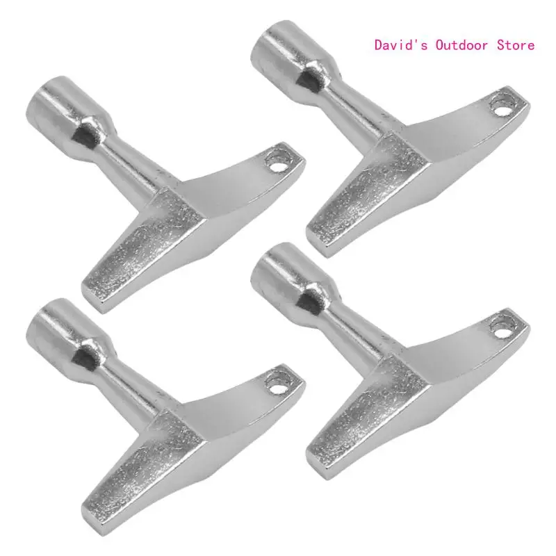 

4Pcs Aluminum Drum Keys Set T Drum Tuning Part Standard Square Wrench Drum Key Drum Tuner Key Musical Instrument X3UA