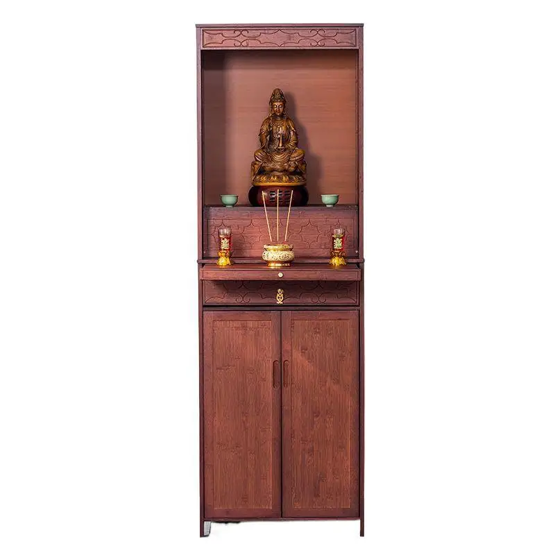 LMM household shrine Buddha statue God of Wealth offering table New Chinese Buddhist platform