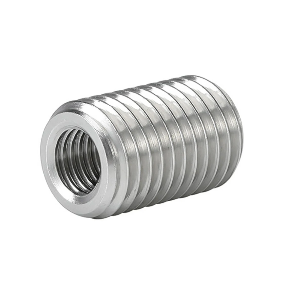 Internal Outside Thread Nut M6 M8 M10 M12 304 Stainless Steel Adapter Screw Sheath Thread Insert Sleeve Conversion Nuts