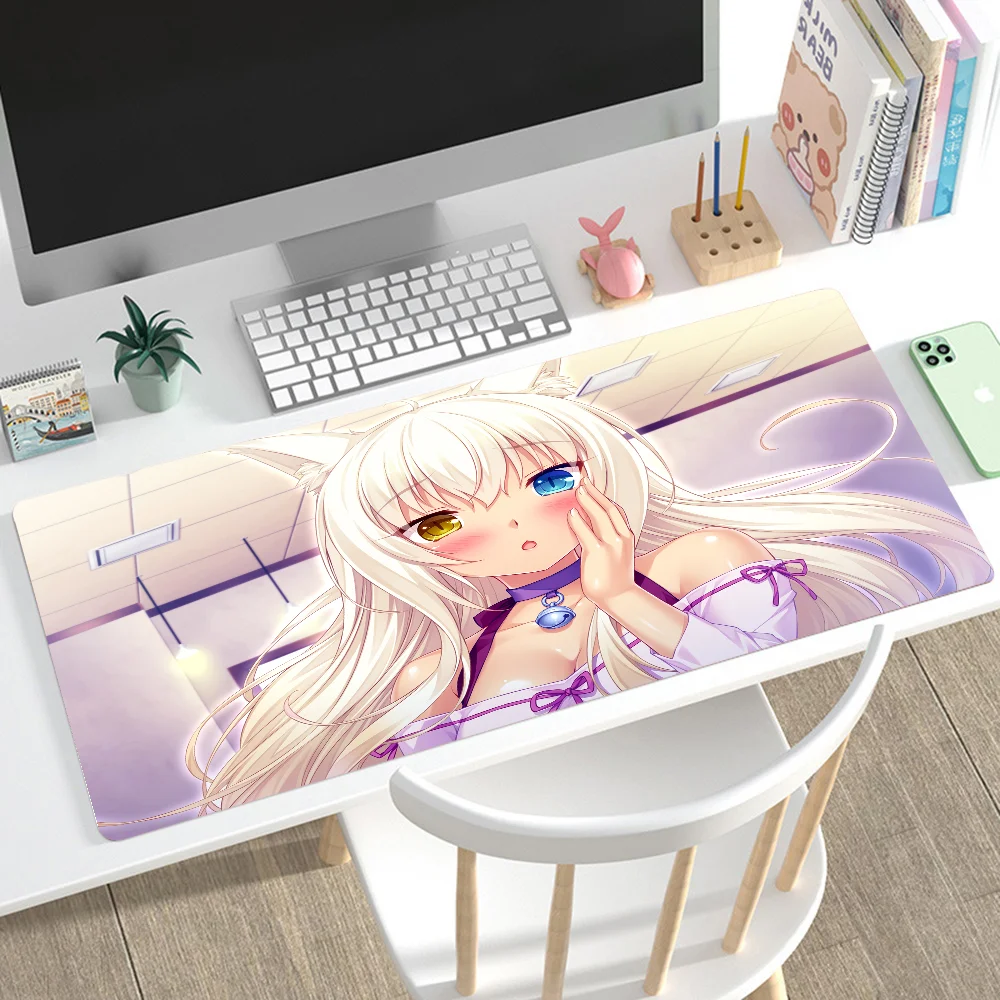 

Nekopara Mousepad Mouse Mat Desk Mat With Pad Gaming Accessories Prime Gaming XXL Keyboard Pad Padding Mat