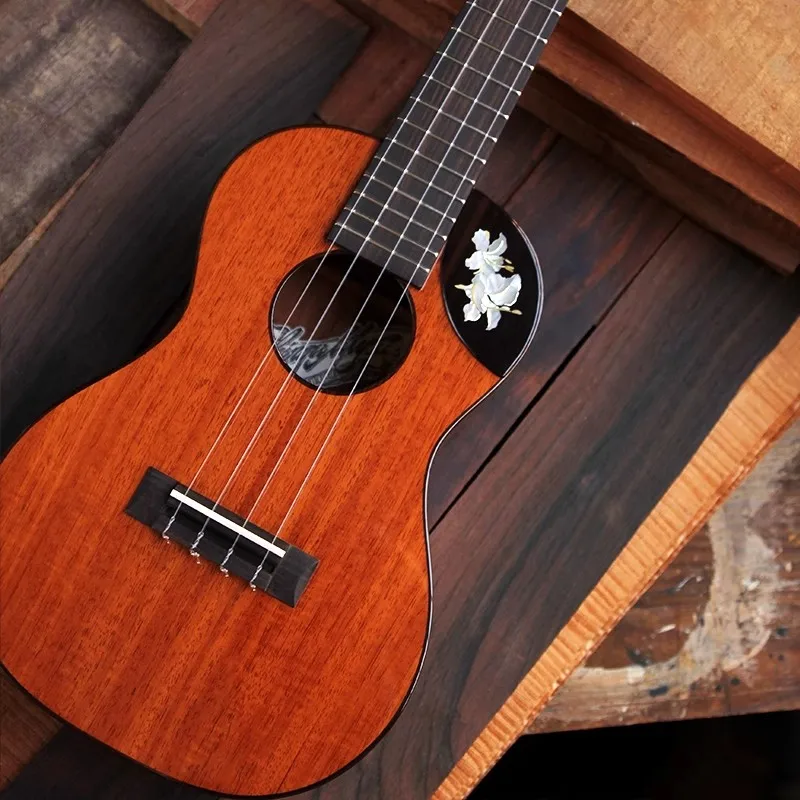 Rainie Ukulele 26 inch Mahogany Wood Hawaii Guitar Solid Wood
