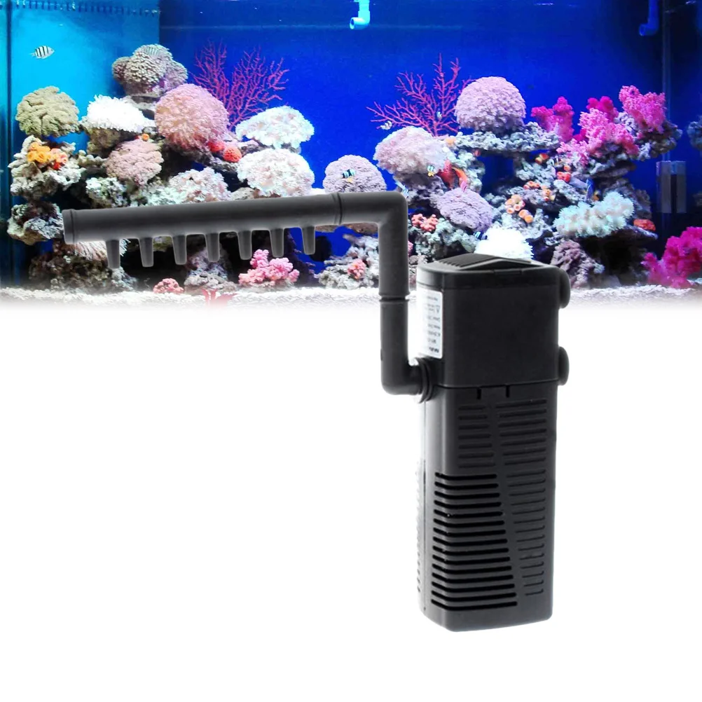 

Submersible Water Pump 3 In 1 Aquarium Circulation Oxygen Filter Energy Saving Low Noise For Fountain Pond Hydroponic