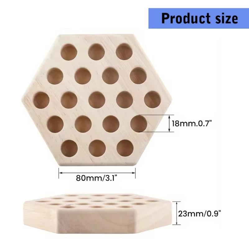 Supporto portatile per pinza in legno Comodo supporto per pinza per addetto alla manutenzione