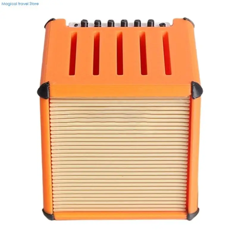 N2UB Creative 3D Printed Guitar Pick Storage Box Build-in Multiple Partition Inside for Easy Access Stylish Storage Display
