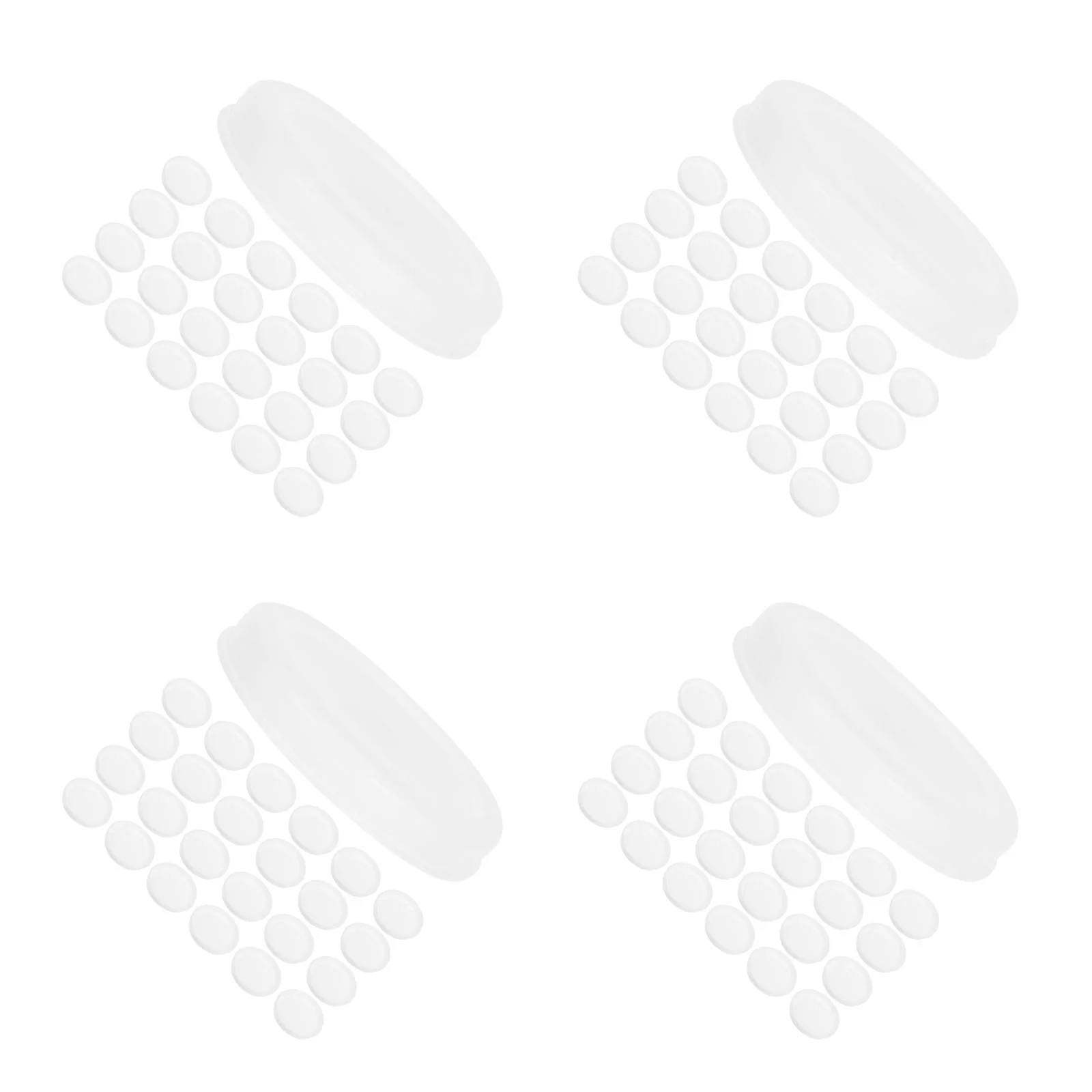 Embouts en plastique blanc pour tubes d'expédition Kraft, bouchons de tube ronds, accessoires d'expédition en carton, 200 pièces