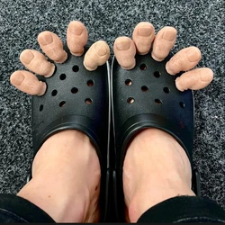 Grappige Grote Tenen Charmes Spoof Populaire Set Van 5 Voor Crocs Komedie Accessoires Laat Je Tenen Vrienden Geschenken