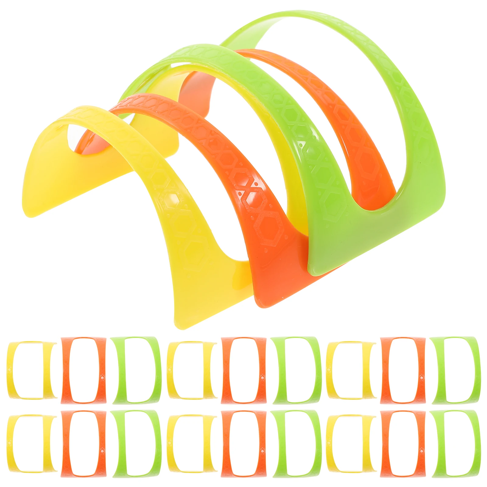 

50pcs Taco Holder Mexican Pancake Rack Tacos Stands Reusable Plastic Stable Easy Clean Kitchen Barbecue Party