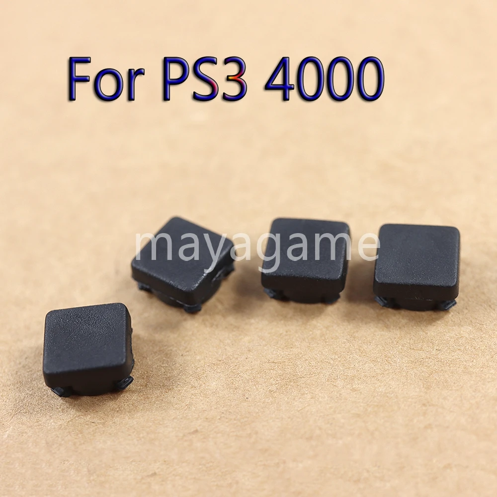 

100sets Plastic Feet Plastic Button Screw Cap Cover Set Replacement For Sony Playstation PS3 4000 Controller