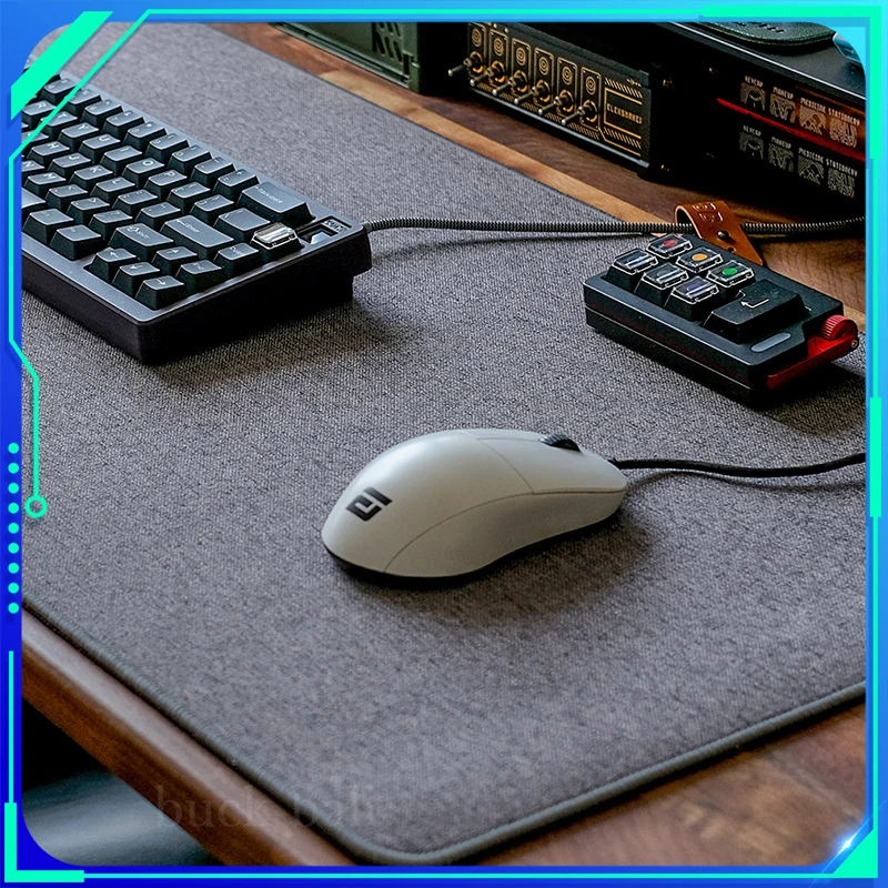 

FBB Linen Mouse Pad 4mm Large Thickening Shock Absorption Non-slip E-sports Gaming Mousepad Durable Desk Mat Pc Gamer Custom