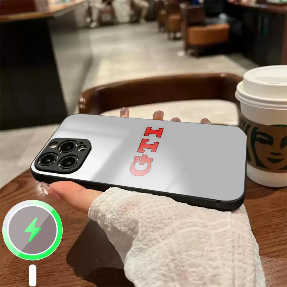 High performance CAR GIT Phone Case For iPhone17 Air 16 e 15 14 13 12 11 Plus Mini Pro Max Glass Magnetic Case