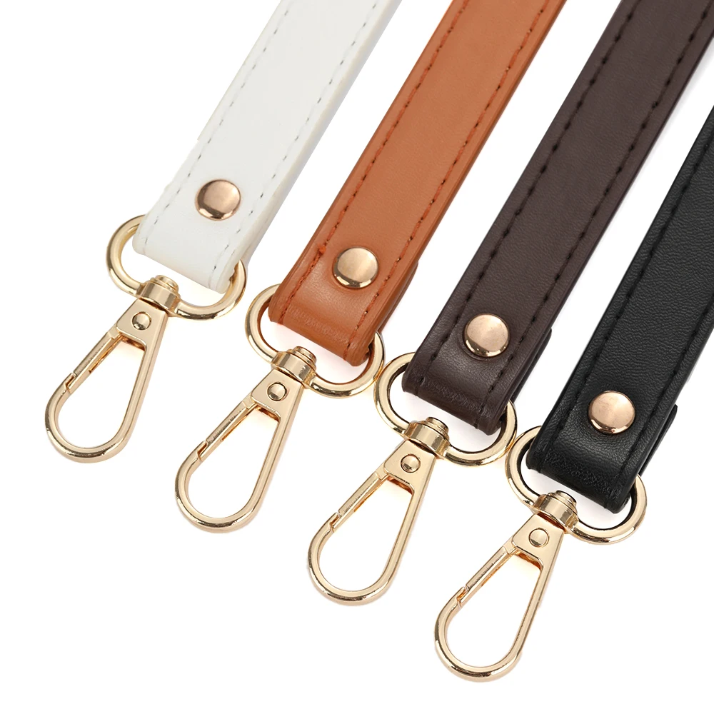 New Fashion Leather Bag Strap 46CM Short Straps For Handbags Shoulder Strap Handle Replaceable Belts For Bags Bag Accessories