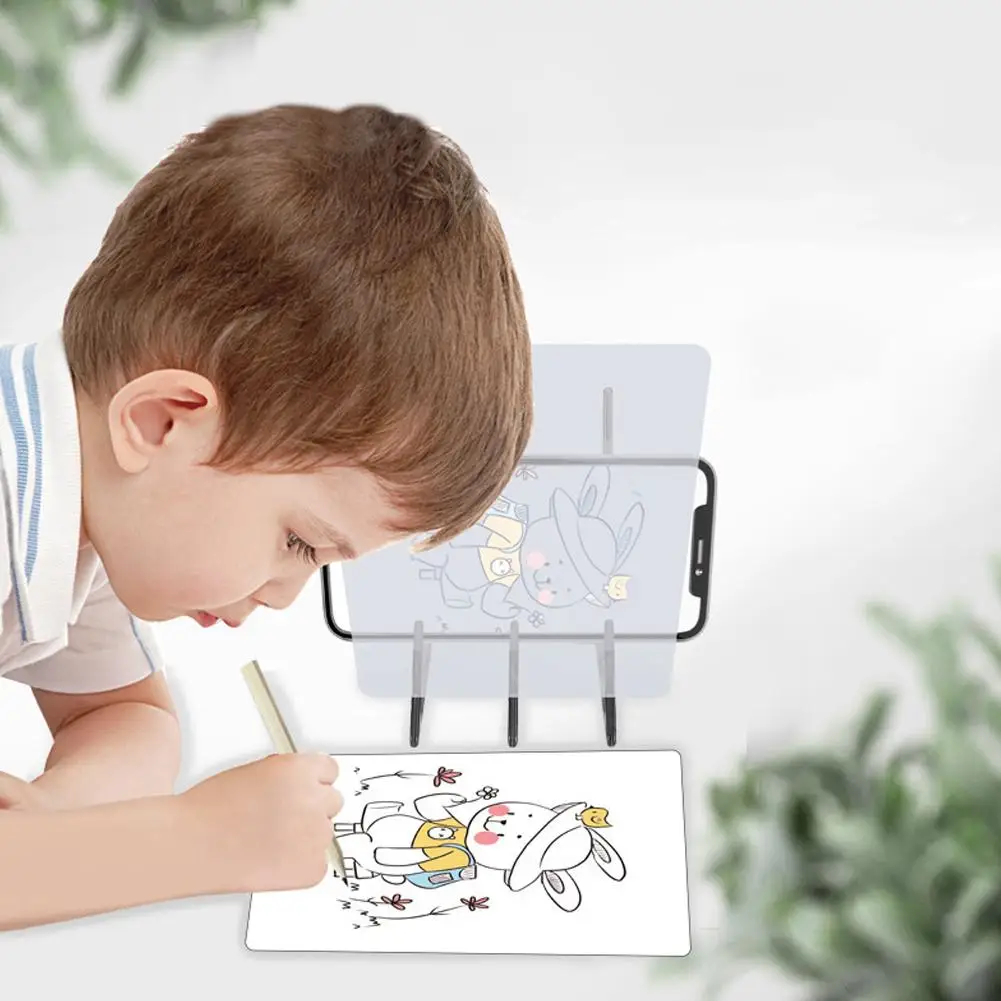 Tavolo da disegno per copia ottica Tracciamento d'imitazione portatile con strumento di apprendimento dello schermo di proiezione adatto per tablet mobile