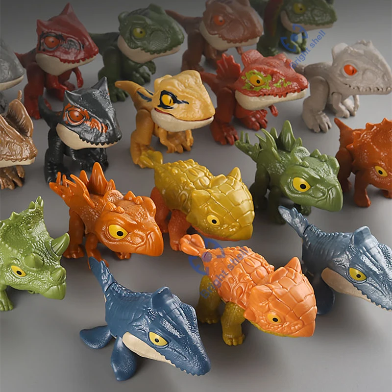 쥬라기 손가락 공룡 티라노사우루스 모델 장난감 어린이용 손가락 물기 공룡 가동 관절 공룡 장난감 소년 선물