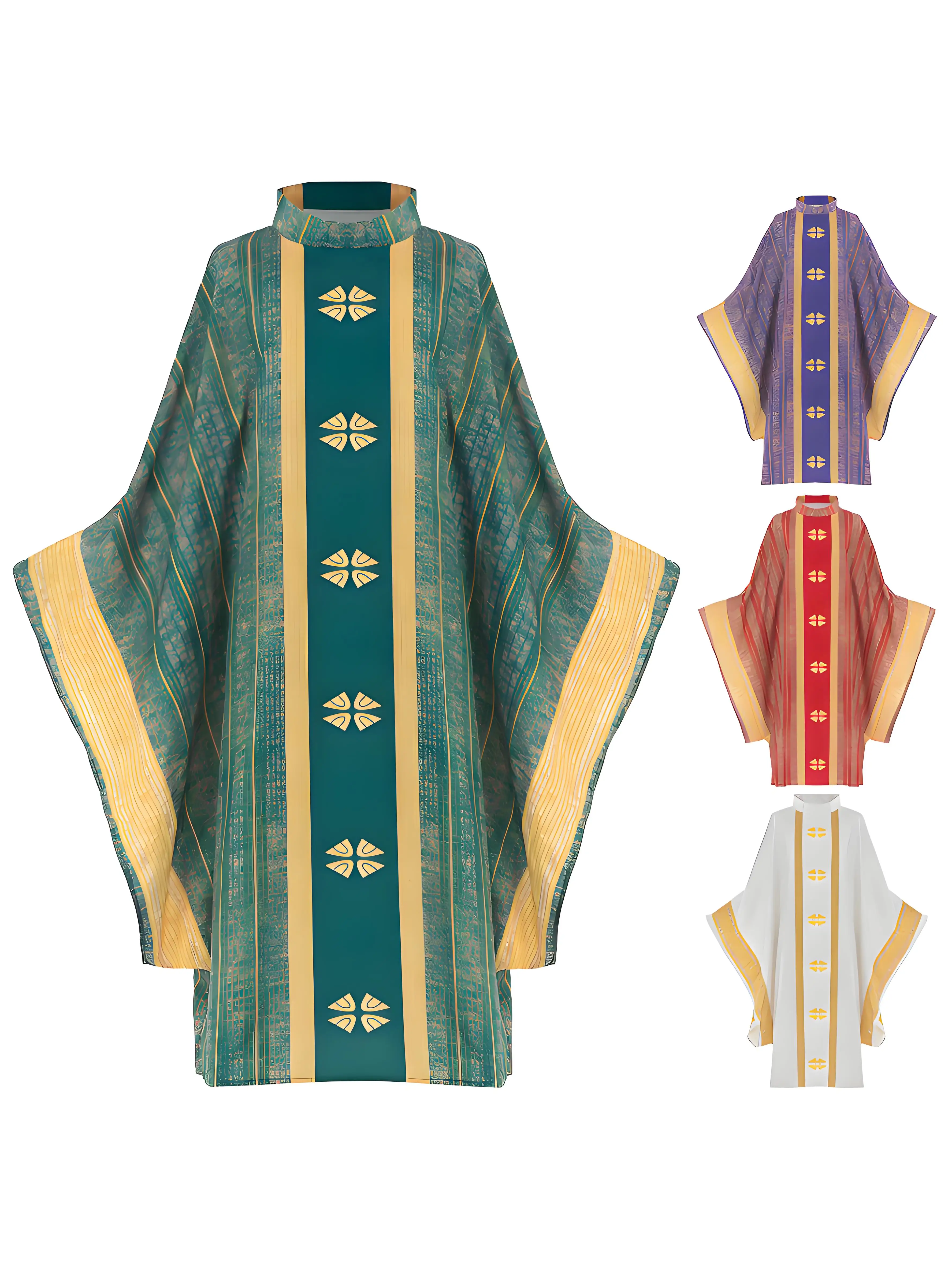 

Medieval Robe with Lapel & Long Sleeves Women's Vintage Cloak Halloween Stage Performance Costume