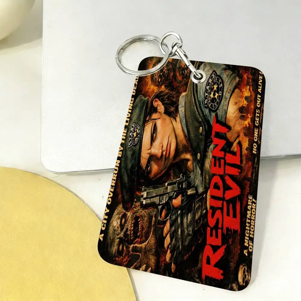 

Держатель для карт из полиуретана в стиле Resident Evil с брелоком - надежная защита для банковских карт, проездных на метро и автобус, а также для других карт.