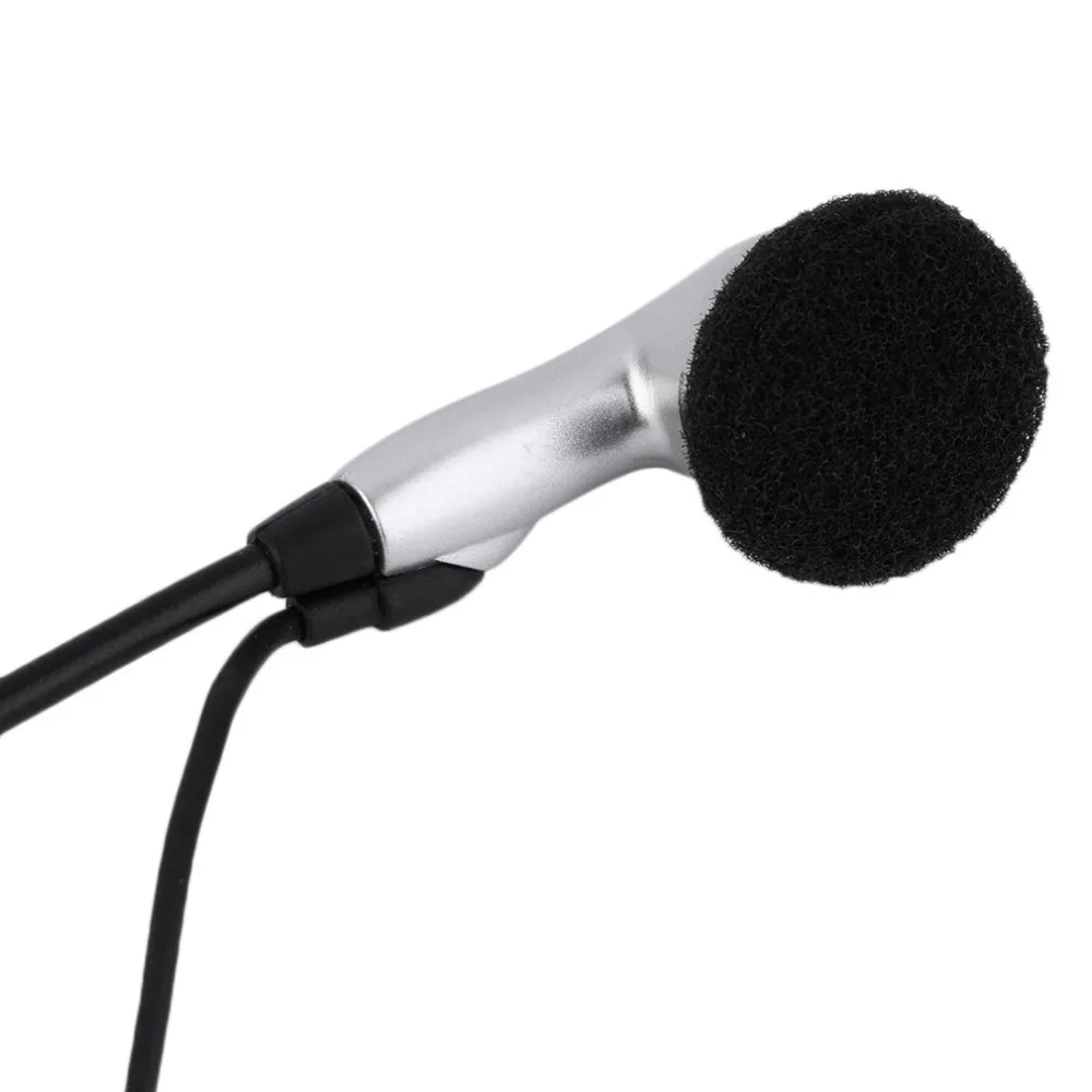 Universal Black Headset Helmet 2 Way Intercom MP3 Communication System Interphone 3.5MM Plug With MIC For Motorcycle intercomuni