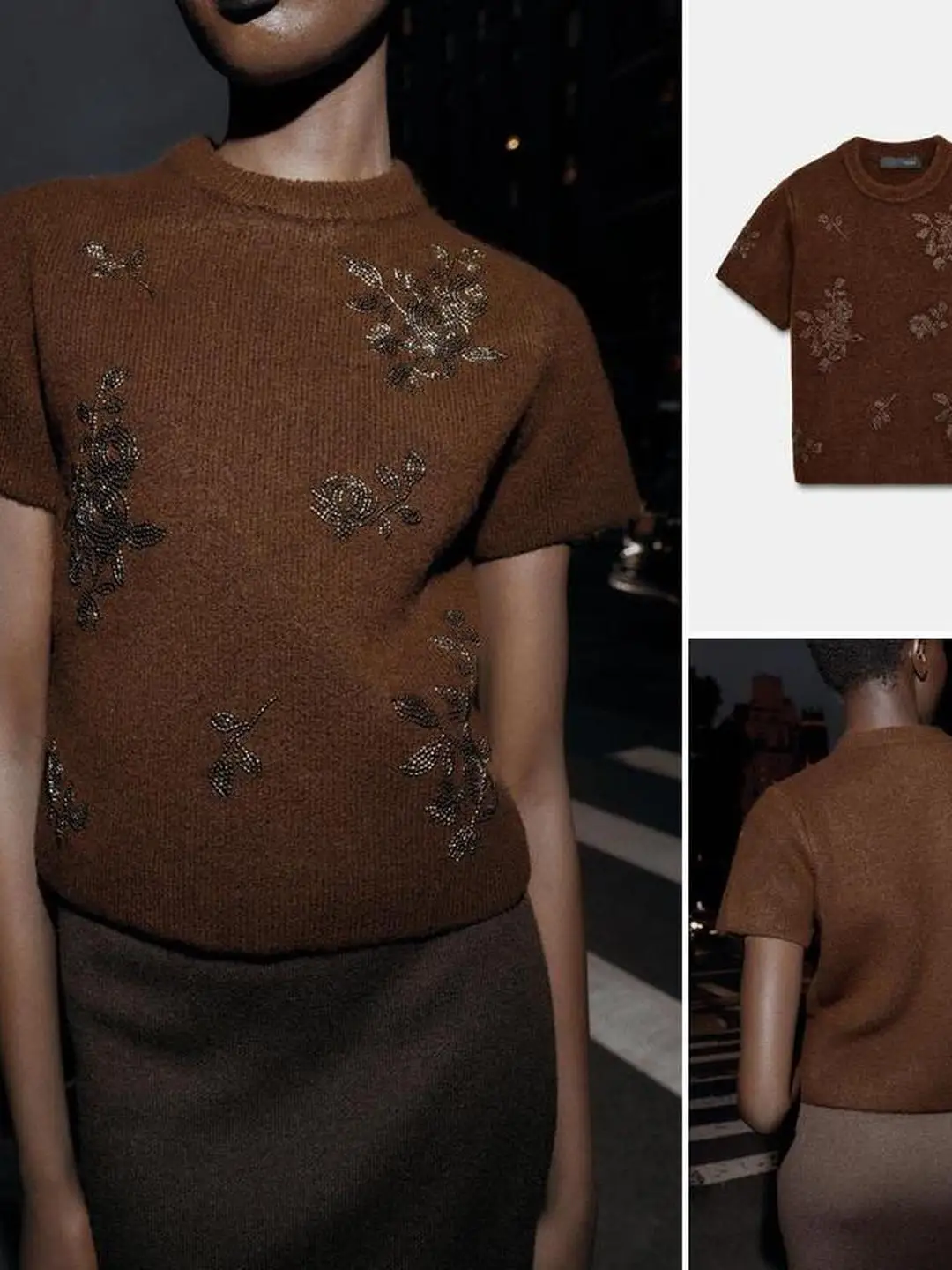 Zoete kralen ronde Ne ort Sve gebreide trui Casual Sle Herfst Winter Dames Faion Eenvoudig ontwerp Comfortabele pasvorm