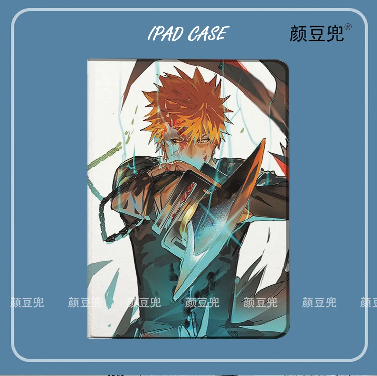 

Bleach Anime Kurosaki Ichig For iPad Air 45 Mini 5 6 Case Luxury Silicone For Pro 12.9 11 For iPad 10th Protective Pro13 11 in