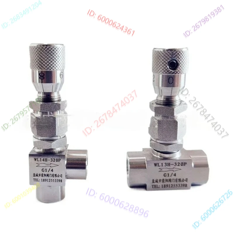 

1/8" 1/4" 3/8" 1/2" BSP NPT Female 304 Stainless Steel Needle Valve Flow Mirco Regulating Metering Water Oil Fuel High Pressure