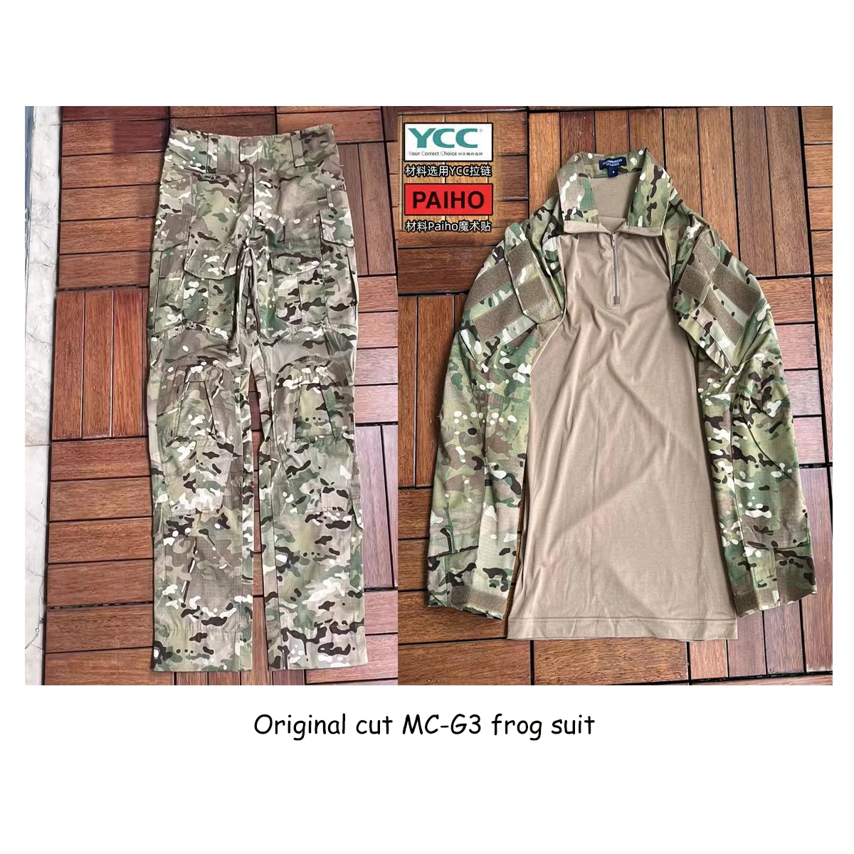 Multi-Cam Full Suit, Single Pants, MC, MultiCam, All Terrain, CP Work, Long Pants, G3 Tactical Pants, Gen3 Frog Suit Top