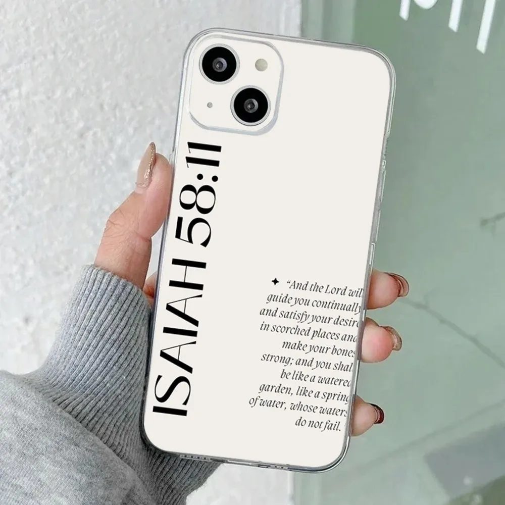 Christian Faith Design iPhone Case - close-up view