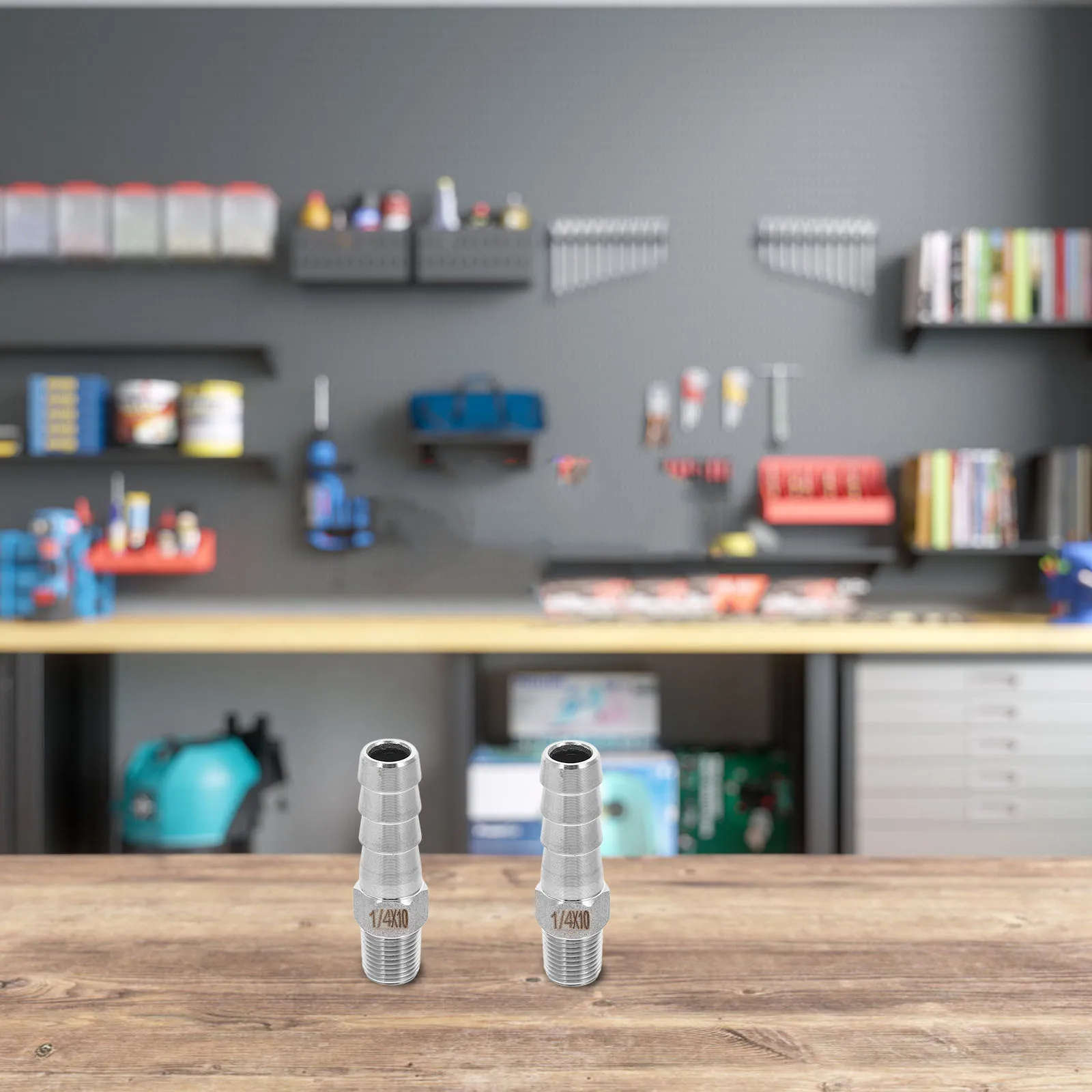 

2pcs Stainless Steel Gas Fittings Home Brewing Pipe Accessories NPT Thread Hose Connectors Air Hose Adapters PEX