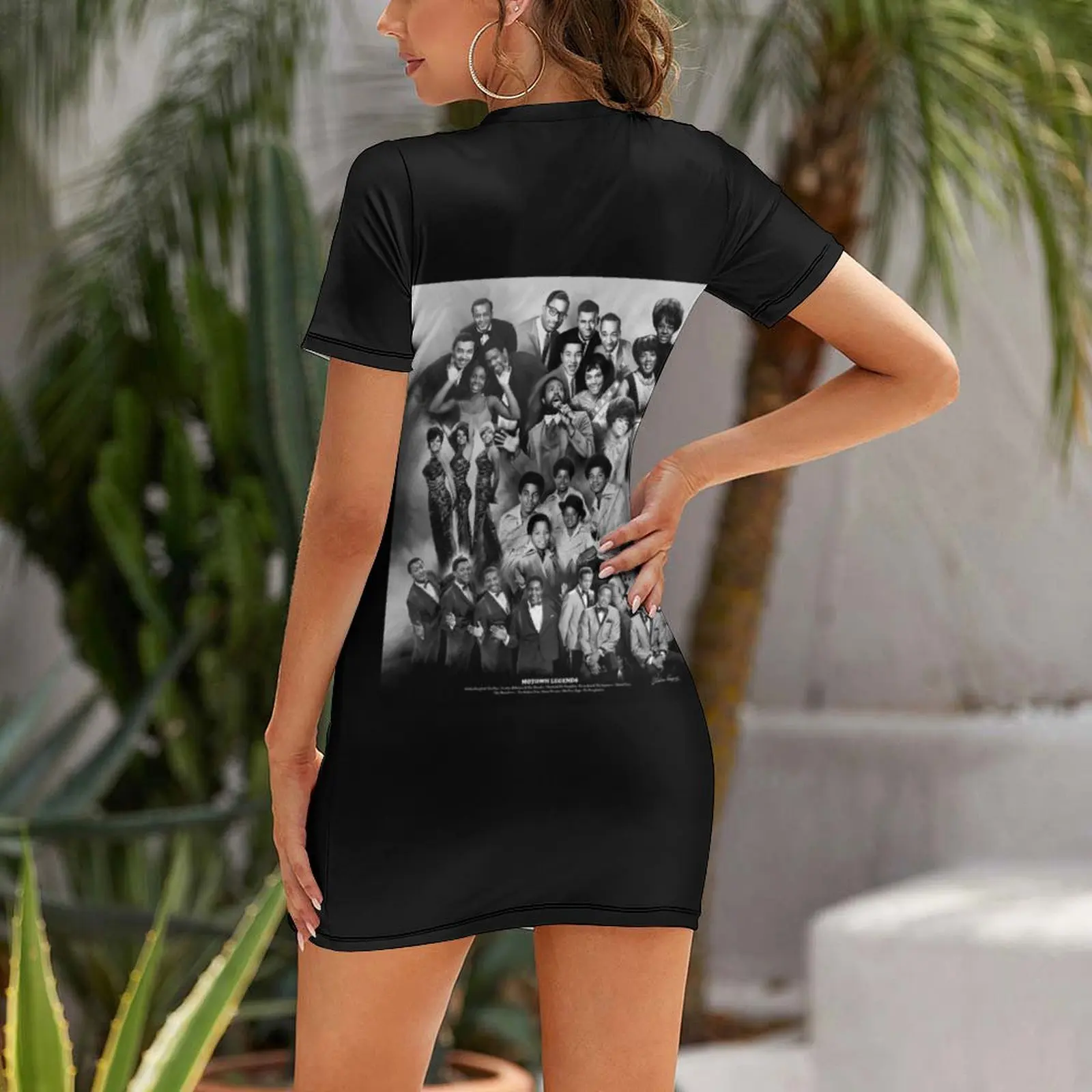 motown legends Classic T-Shirt Short Sleeved Dress evening dress ladies elegant evening dresses for women 2025