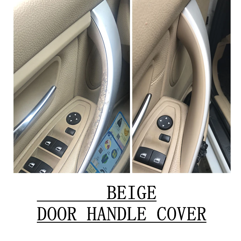 3 Colors Interior Door Handle ABS Trim Protective Cover For BMW 3 Series 4 Series M3 M4 F30 F80 F31 F32 F33 F34 F35 F36 F82