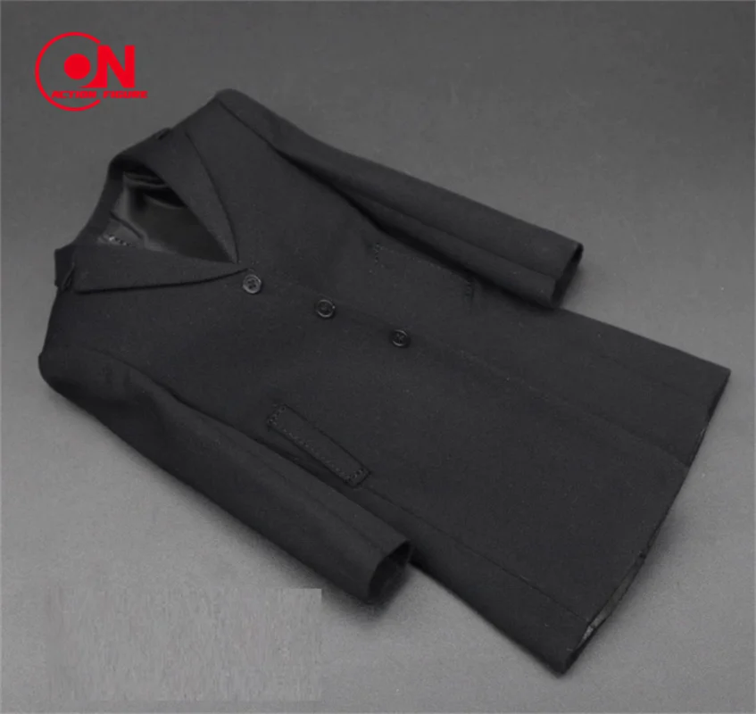 لعبة مركز 1/6 مقياس الذكور معطف طويل القماش الصوفي دعوى الملابس نموذج صالح 12 ''الجندي القياسية عمل الشكل دمى الجسم #5