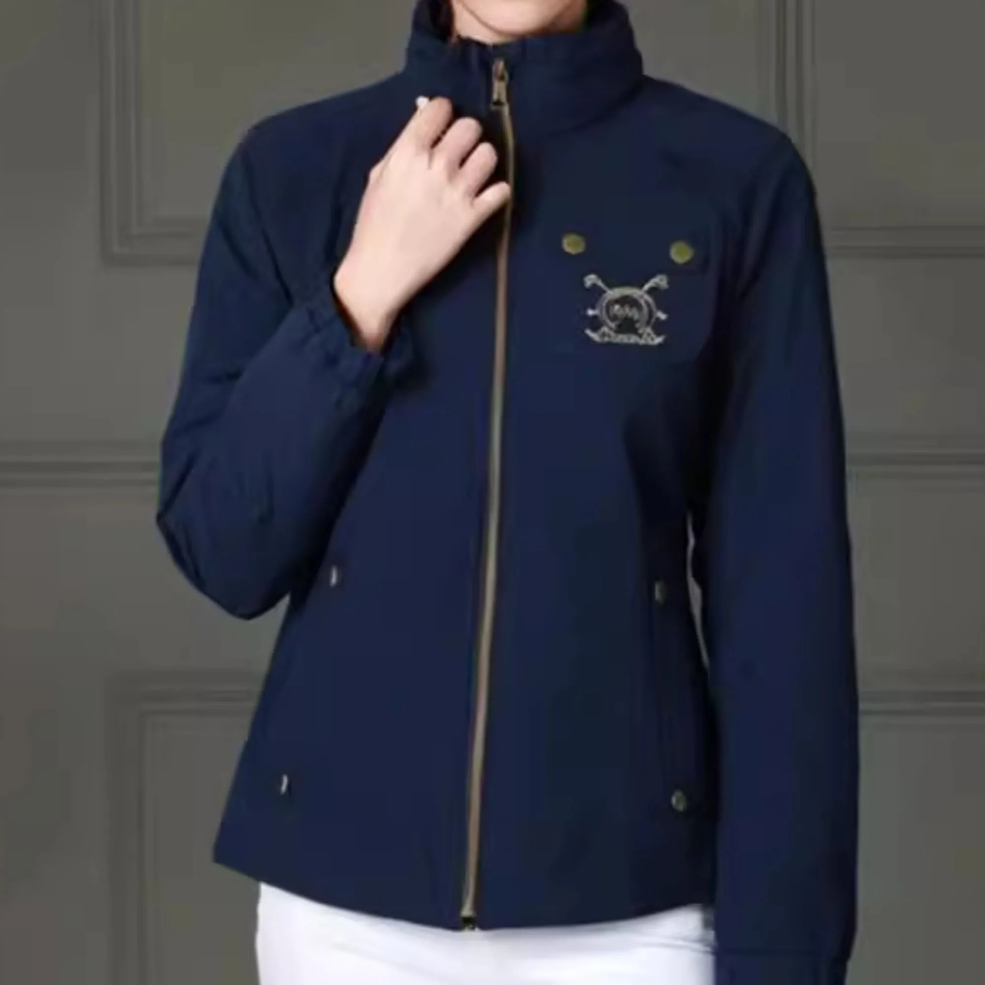 Horseware women's jacket jacket, equestrian clothing, knight clothing, gold embroidered logo HW85056