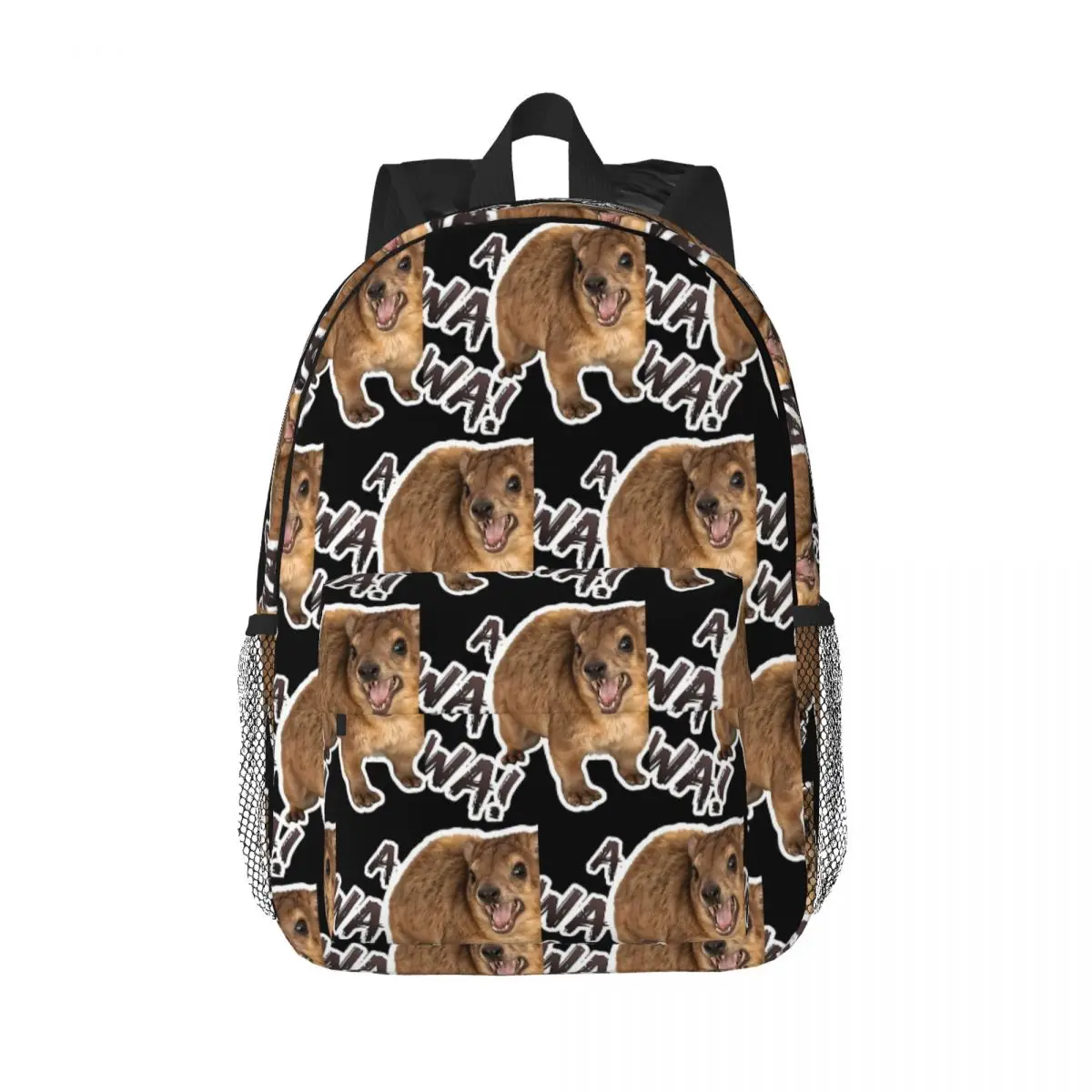 

Awawa Angry Screaming Rock Hyrax Meme Backpack Hot Sale Daypack Large Capacity Boys Girls BookBag Shoulder Bags Kids School Bag