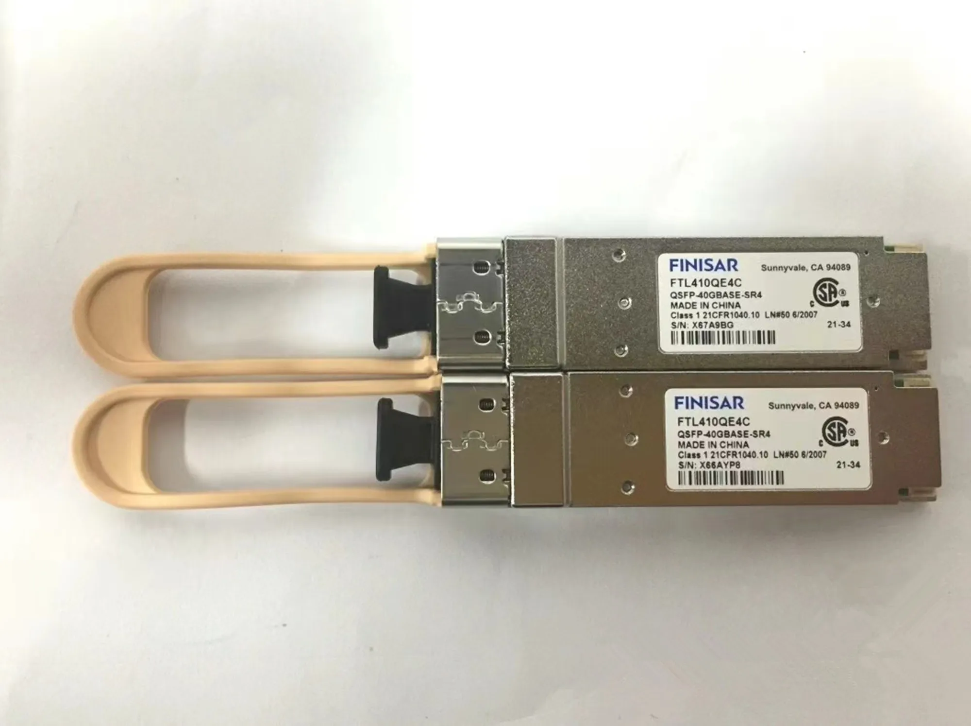 1PCS Finisar 40GB QSFP Fiber Transceiver FTL410QE4C QSFP 40G SR4 MPO 850nm 40G 0.15km 40g QSFP Module QSFP 40g switch