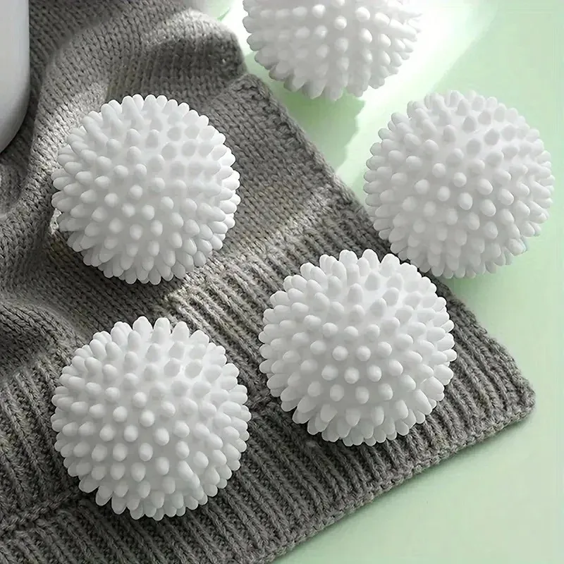 Reusable anti roll laundry ball - a laundry accessory used to reduce wrinkles, soften fabrics and clothes