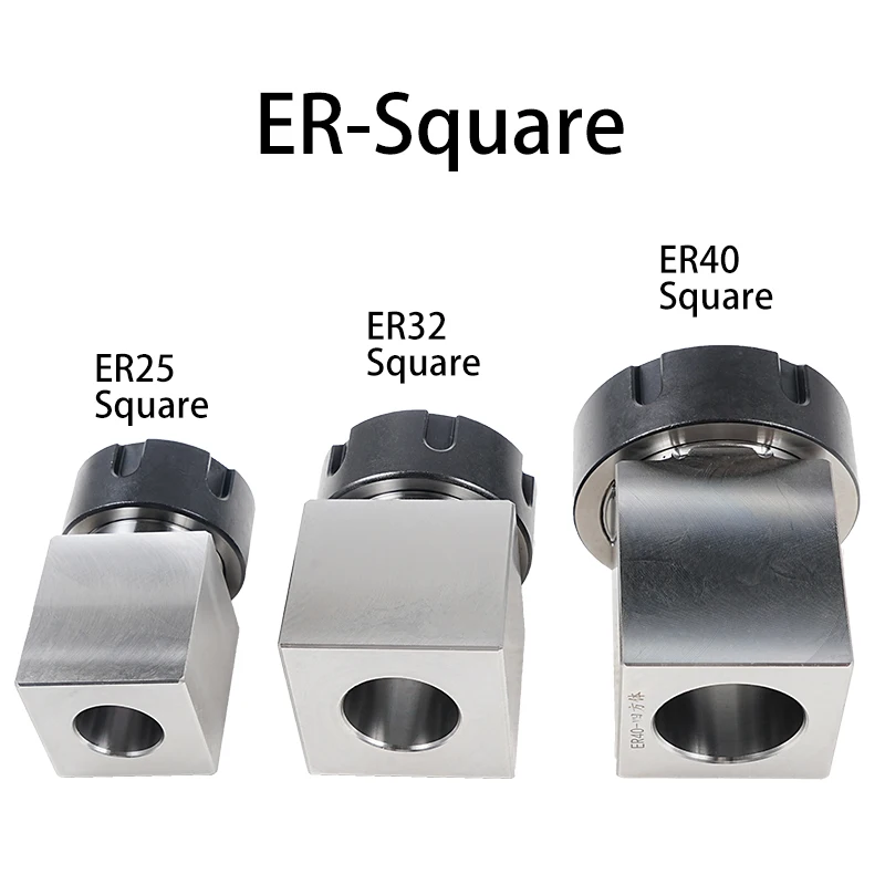 Квадратный/шестигранный цанговый патрон, сиденье ER25 ER32 ER40, Твердая стальная пружина для держателя гравировального станка, высокоточный