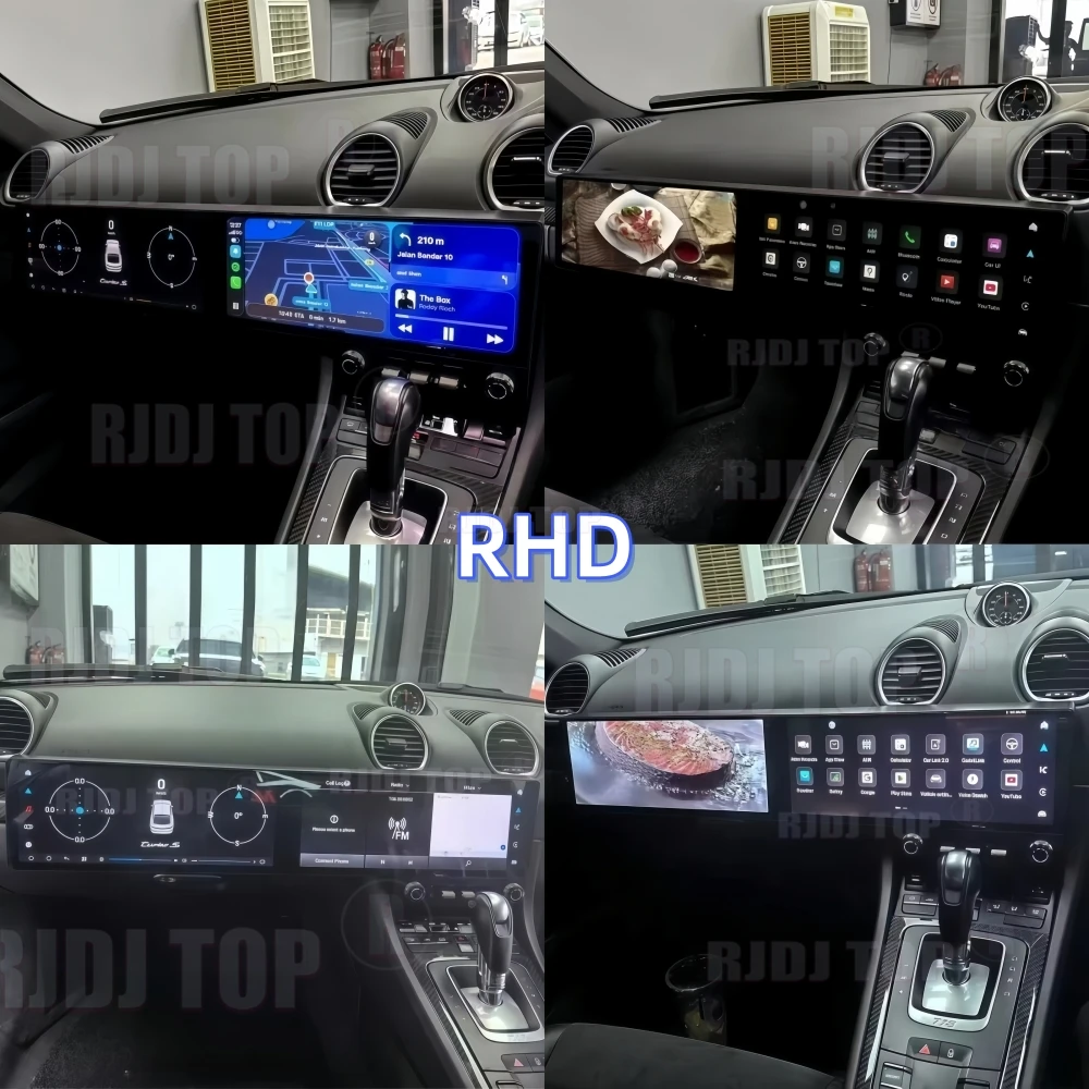 

Android 14 For Porsche Boxster 718 2016-2023 Dual Screen Car Radio CarPlay Auto Multimedia Stereo Player GPS Navi Head Unit DSP