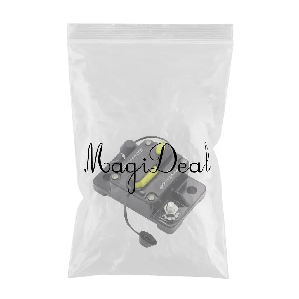 Waterproof DC Motor Battery Circuit Breaker 60 Amp Manual Reset Switch for Outdoor Marine Applications