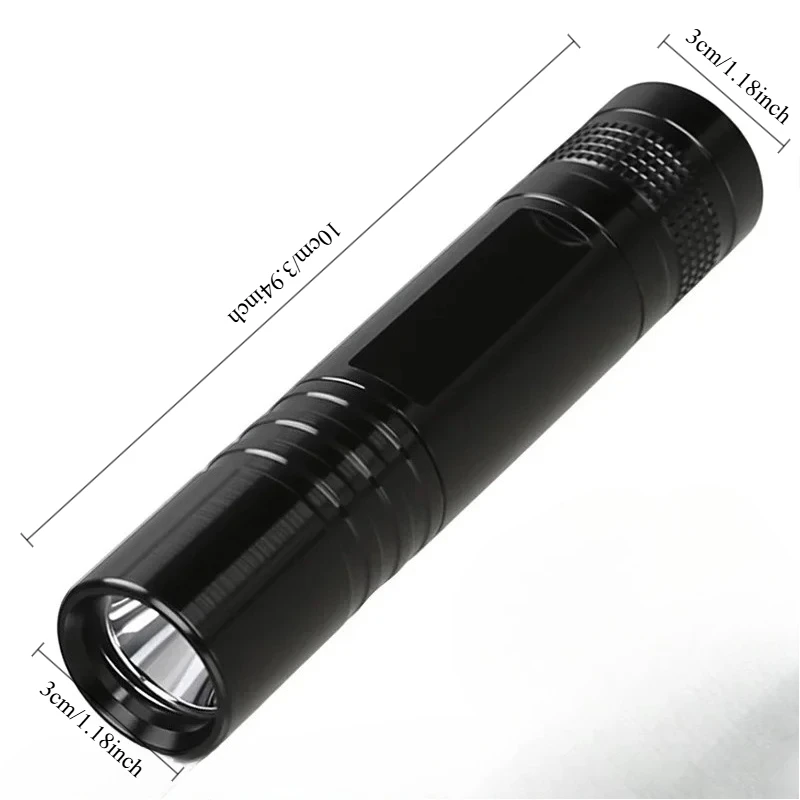 365nm UV Flashlight: Mini Purple Ultraviolet Torch for Pet Urine & Jade Detection