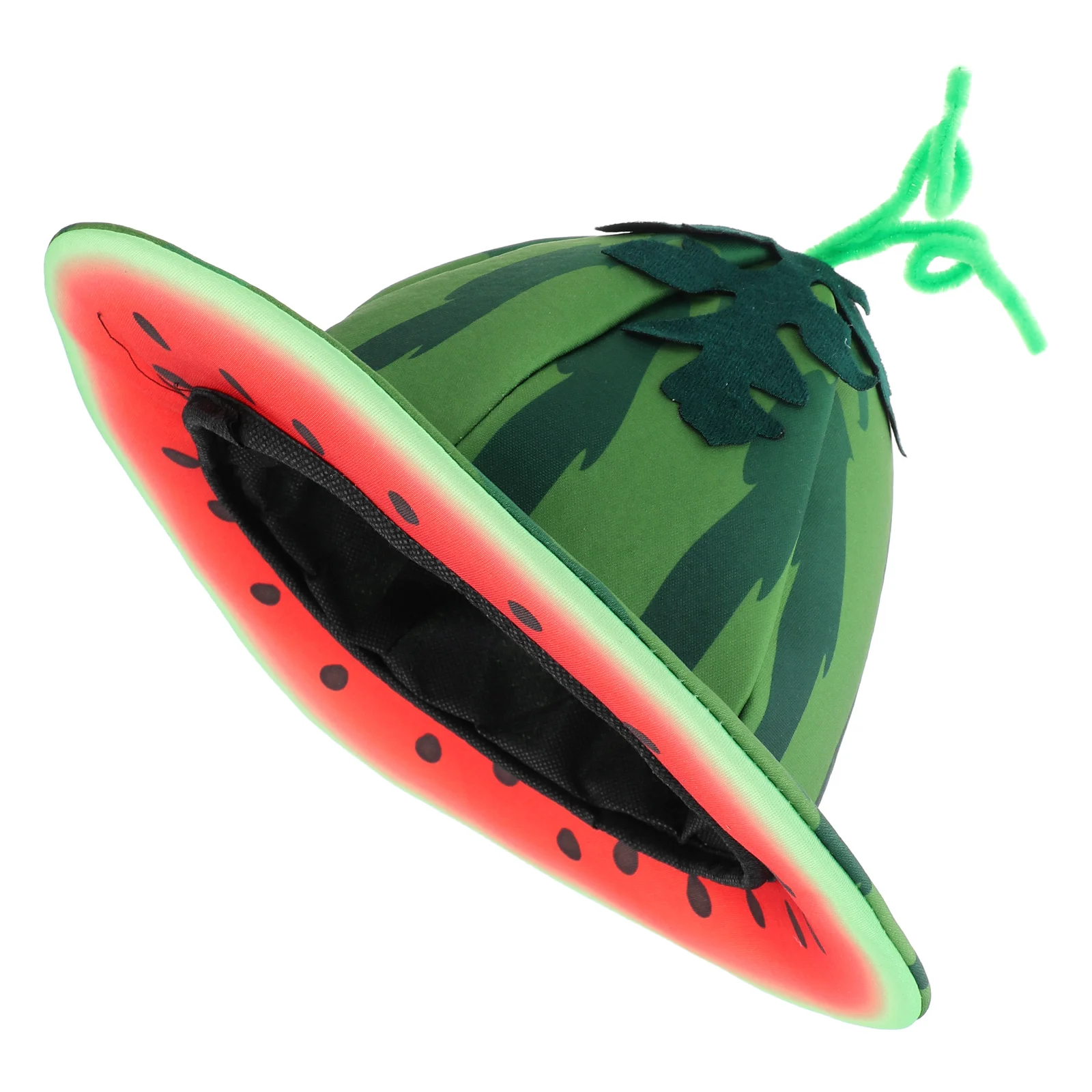 

Watermelon Funny Party Hat Watermelon Costume Festival Fancy Dress Hat Costume Carnival Party Adult Costumes Nonwoven Velvet