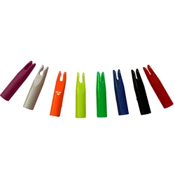 50pcs Arrows Nock Plastic ID 6 mm  ID 7 mm ID 8 mm Shaft  For Fiberglass Arrows Carbon Arrow Shafts DIY Nocks Replacement