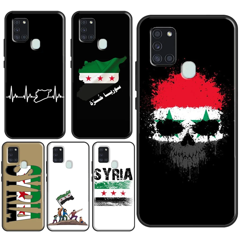 Syrian Syria Flag Case For Samsung Galaxy A52 A32 A22 A12 A13 A23 A33 A53 A73 A14 A24 A34 A54 A71 A51 Cover