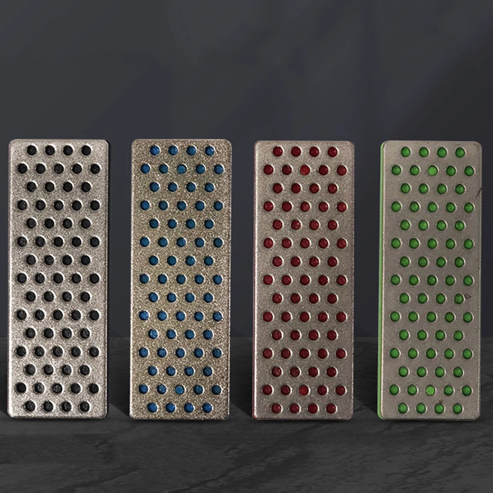 Juego de herramientas de pulido de arena, juego de 4 piezas, herramienta de pulido de bordes de lima de acabado suave de alta precisión, negro, rojo, azul y verde