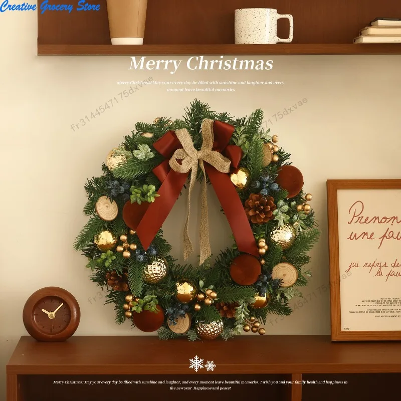 

Рождественские украшения: фотография венок, сценарии костюмов, плетеные елочные украшения, настенные гобелены, дверные завески