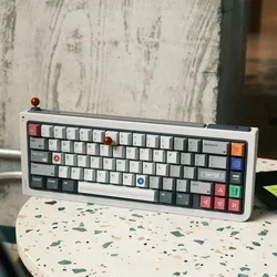 80Retros GB65 Mechanical Keyboard Kit Aluminum Wireless Tri-mode Gasket Hot Swap Custom 65% Office Gaming Keyboard PC Laptop