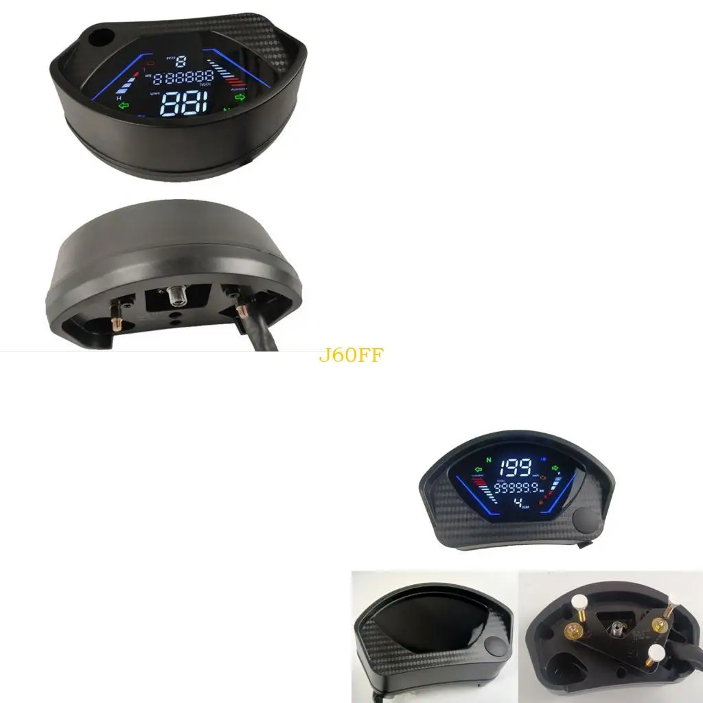 

J60F CLEAR Большой ЖК -дисплей Одометр Одометра Spipotometer для мотоцикла CD70 RS125